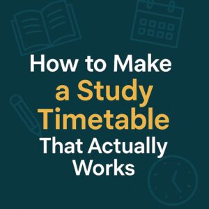 How to make a study plan – step-by-step guide