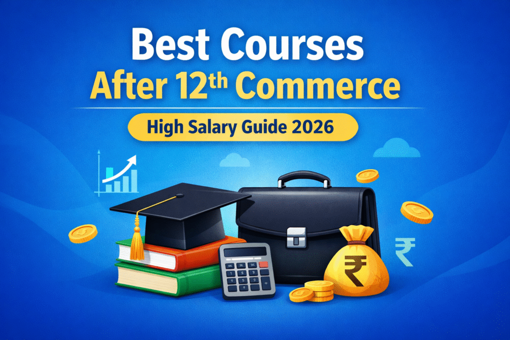 Best courses after 12th commerce with high salary guide 2026 including CA, CS, BCom and BBA career options